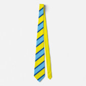 MODERN _GEEL_BLAUW _ZO SCHATTIG Rmdesignflo55 Stropdas (Voorkant)