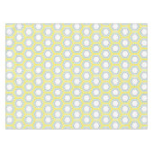 Modern geel en Aqua Geometric Pattern Tafelkleed (Voorkant (Horizontaal))