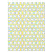Modern geel en Aqua Geometric Pattern Tafelkleed (Voorkant)