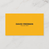 Modern Geel en Blauw Bouwbedrijf Logo Visitekaartje (Achterkant)