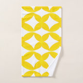 Modern Geel en Wit Shippo Zeven Schatten Bad Handdoek (Handdoek)