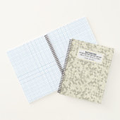 Modern Geel & Grijs Geometrisch Professioneel Notitieboek (Binnen)
