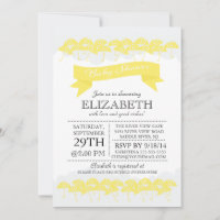 Modern geel paraplu neutraal Baby shower