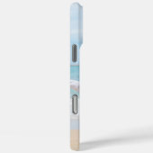 Modern geel Sinaasappel Monogram Naam Foto Case-Mate iPhone Case (Achterkant / Rechts)