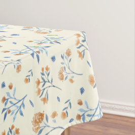 Modern geel Wildbloempatroon Tafelkleed