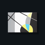 Modern Geel zwart blauw geometrische abstracte vor Canvas Afdruk<br><div class="desc">"Breng een verfijnde en eigentijdse rand aan uw ruimte met onze Modern Yellow Black Blue Geometric Abstract Shapes Canvas Print. Dit prachtige kunstwerk is een bewijs van de schoonheid van abstracte expressie en biedt een evenwichtig samenspel van vormen en kleuren die elke kamer kunnen veranderen in een modern heiligdom. Het...</div>