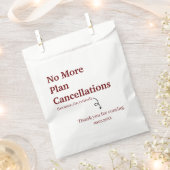 Modern Geen Plan meer Annuleringen Grappige Pensio Bedankzakje (Geknipt)