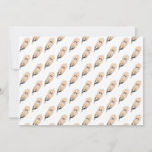 Modern Geestverjaardagsfeestje met Tekenfeest Kaart (Achterkant)