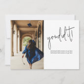 Modern Gefeliciteerd Afstudeerder je hebt het geda Aankondiging (Achterkant)