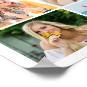 Modern Gefeliciteerd Afstuderen 23 fotocollage Poster (Hoek)