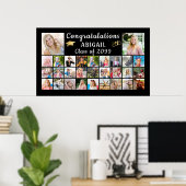 Modern Gefeliciteerd Afstuderen 29 Foto Collage Poster (Thuiskantoor)