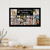 Modern Gefeliciteerd Afstuderen 29 Foto Collage Poster (Keuken)