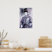Modern Geisha Art Print (Keuken)