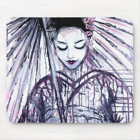 Modern Geisha Mousepad Muismat (Voorkant)