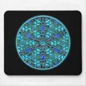 modern gekleurd glas muismat (Voorkant)