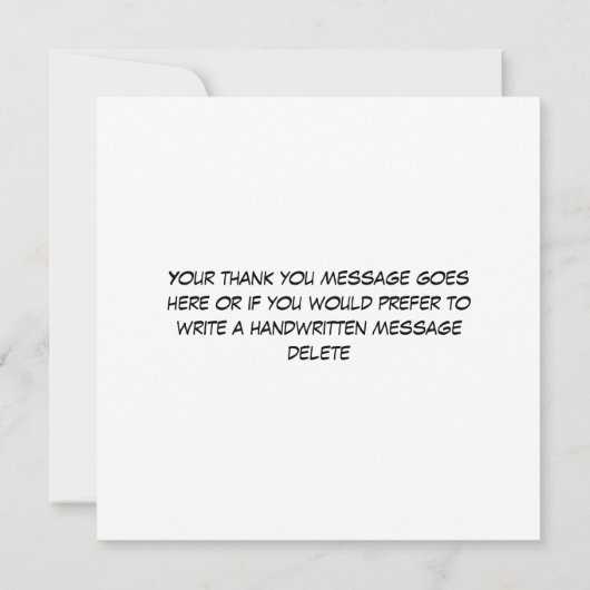 Modern gekleurd stripboek kaart (Achterkant)