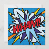 Modern gekleurd stripboek kaart (Voorkant)