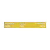 Modern gele cosmetica pot label 1 x 7.25 (Individueel)