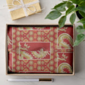 Modern Gelukkig Chinees Nieuwjaar modern Aziatisch Tissuepapier (Geschenk)