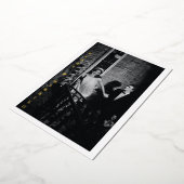 Modern Gelukkig Getrouwd Foto Bruiloft Glam Goud Folie Feestdagenkaart (Gedraaid)