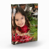 Modern Gelukkig Kerst Script Fotoblokken (Links)