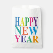 Modern gelukkig nieuwjaar bedankzakje (Voorkant)
