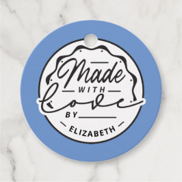 Modern gemaakt met Love Circle Label Labels