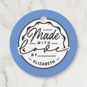 Modern gemaakt met Love Circle Label Labels (Voorkant)