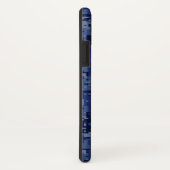 Modern Gemini Zodiac Sign Navy Blue Digital Camo Case-Mate iPhone Case (Achterkant/rechts)