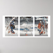 Modern Genji Triptych Poster (Voorkant)