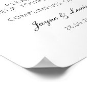 Modern Gentlemen Room Minimalist Wedding Bathroom Poster (Hoek)