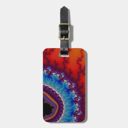 Modern Geode Bagagelabel (Voorkant verticaal)