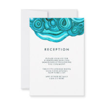 Modern Geode Wedding | Blauwe opvang