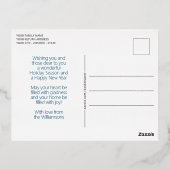 Modern Geometric Abstract Art Pattern Roos Gold Folie Feestdagen Briefkaart (Achterkant)