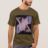 Modern Geometric Abstract Men’s Art Tee T-shirt (Voorkant)