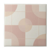 Modern Geometric Abstract Pat#10 Rose Gold ID1192 Tegeltje (Voorkant)