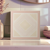 Modern Geometric Abstract Pat#11 Rose Gold ID1192 Tegeltje