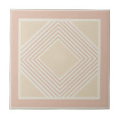Modern Geometric Abstract Pat#11 Rose Gold ID1192 Tegeltje (Voorkant)