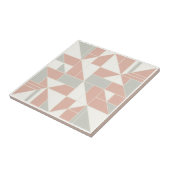 Modern Geometric Abstract Pat#9 Peach ID1192 Tegeltje (Zijkant)