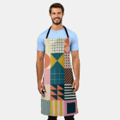 Modern geometric abstract pattern design with simp schort (Gedragen)