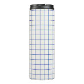 Modern geometric abstract pattern design with simp thermosbeker (Achterkant)