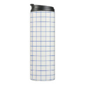 Modern geometric abstract pattern design with simp thermosbeker (Geroteerd rechts)