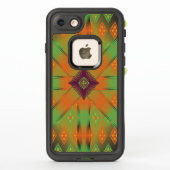 Modern Geometric Abstract Pattern iPhone 17 Pro Ma (Achterkant)