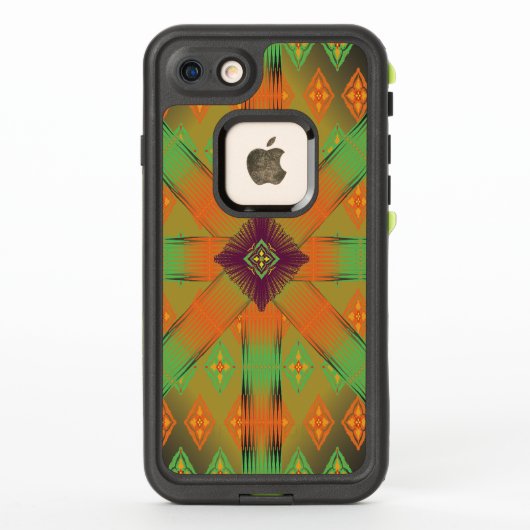 Modern Geometric Abstract Pattern iPhone 17 Pro Ma (Achterkant)