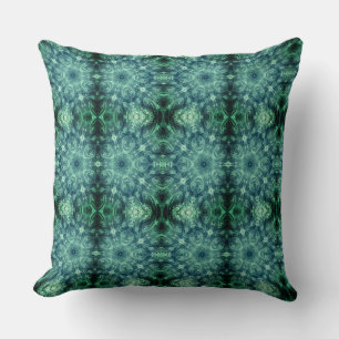 Modern Geometric Art Emerald Green Sierkussen