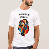 Modern Geometric Art, Minimal Abstract for Thinker T-shirt (Voorkant)