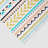 Modern Geometric Aztec Tribal Design Tissuepapier (Detail)