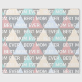 Modern Geometric Best Mam Ever Cadeaupapier (Vlak)