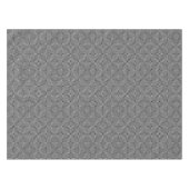 Modern Geometric Black en White Diamond Pattern Tafelkleed (Voorkant (Horizontaal))