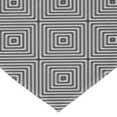 Modern Geometric Black en White Diamond Pattern Tafelkleed (Gekanteld)